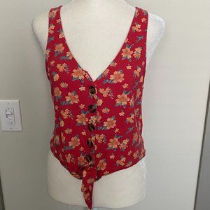 AMERICAN EAGLE Floral Tank Top